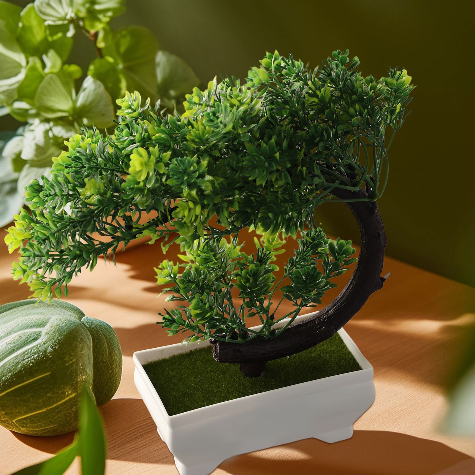Bonsai Garden Table - Plastik saksılı bonsai süsü, iç mekan