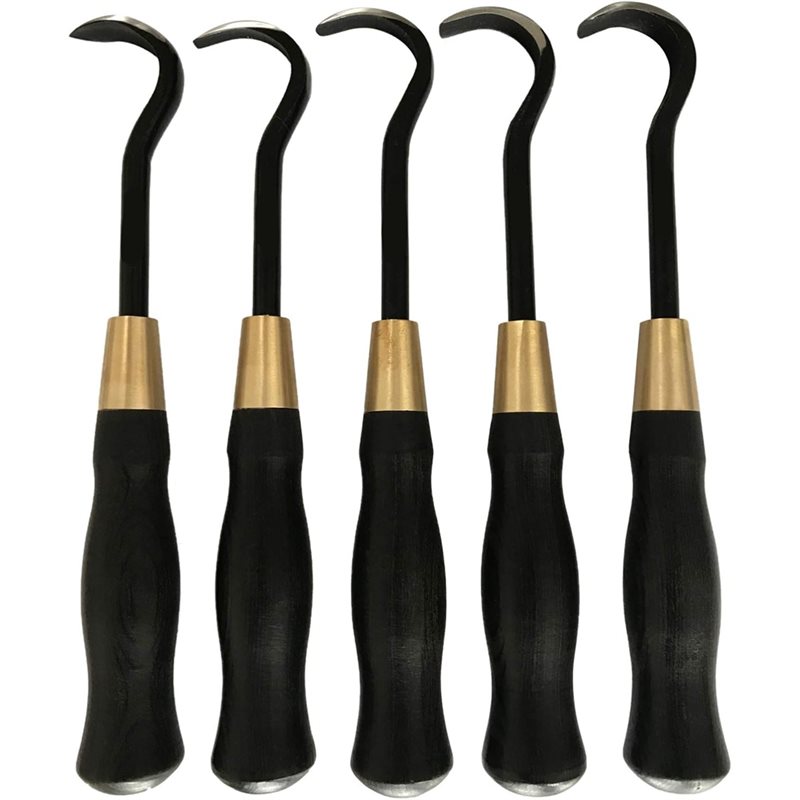 Bonsai Tool Set - A74E-Bonsai Kazıyıcı 5 Parçalı Alet Seti,