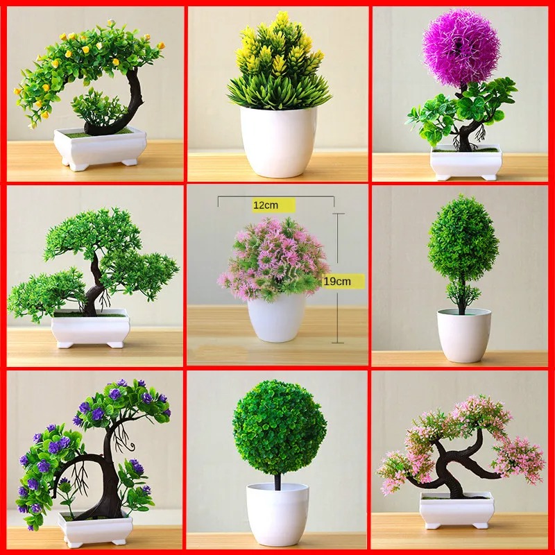 Bonsai Garden Table - Yapay Küçük Ağaç Saksı Bitkisi Sahte